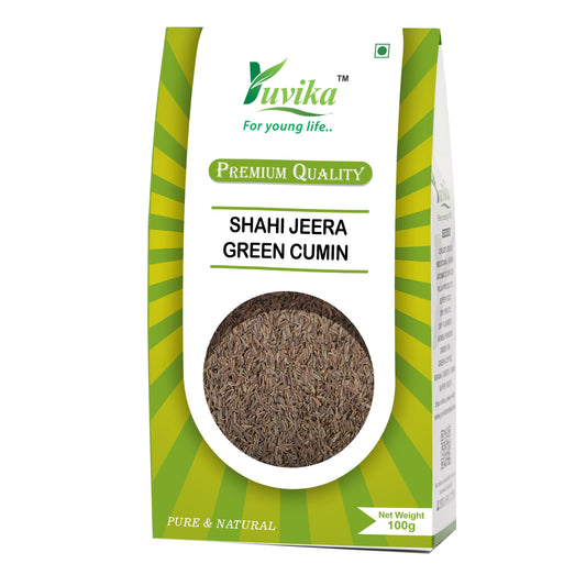 Yuvika Shahi Jeera - Jeera Kala Asli - Green Cumin - 100gms