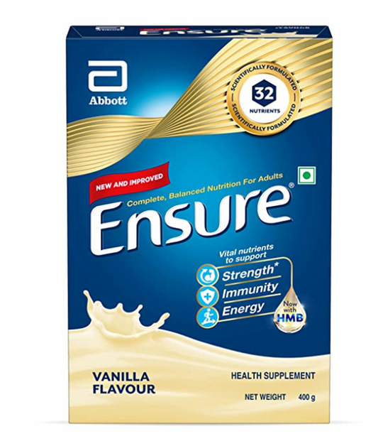Ensure Nutritional Powder Vanilla Flavour - Balanced Nutrition Drink, Helps in Weight Management image 1