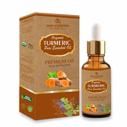 Deep Ayurveda Turmeric Pure Essential Oil (Curcuma longa) - 20 ml