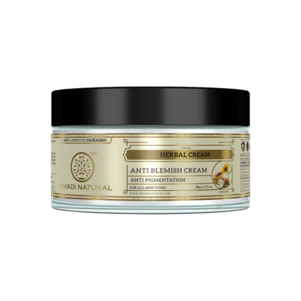 Khadi Natural Anti Blemish Herbal Cream - 50 gm image 1