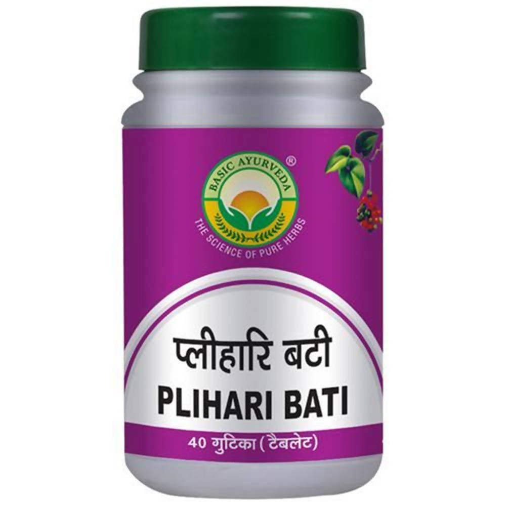 Basic Ayurveda Plihari Bati - 40 Tablets