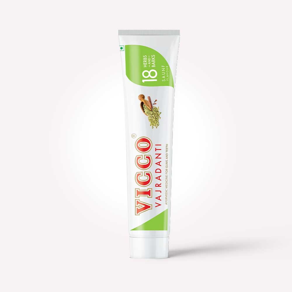 Vicco Vajradanti Paste in Saunf Flavour - 160 gms