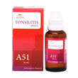 Allen Homeopathy A51 Tonsilitis Drops