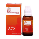 Allen Homeopathy A70 IBS (Irritable Bowel Syndrome) Drops