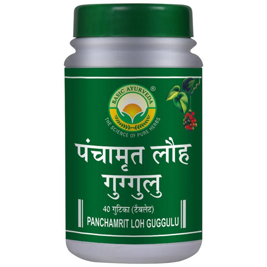 Basic Ayurveda Panchamrit Loh Guggulu - 40 Tablets