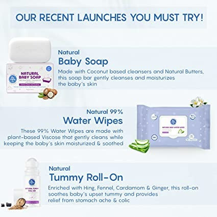 The Moms Co Natural Baby Water Wipes image 4