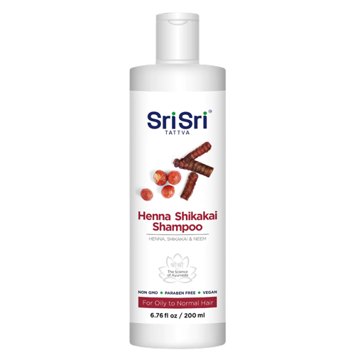 Sri Sri Tattva Henna Shikakai Shampoo - 200 ml