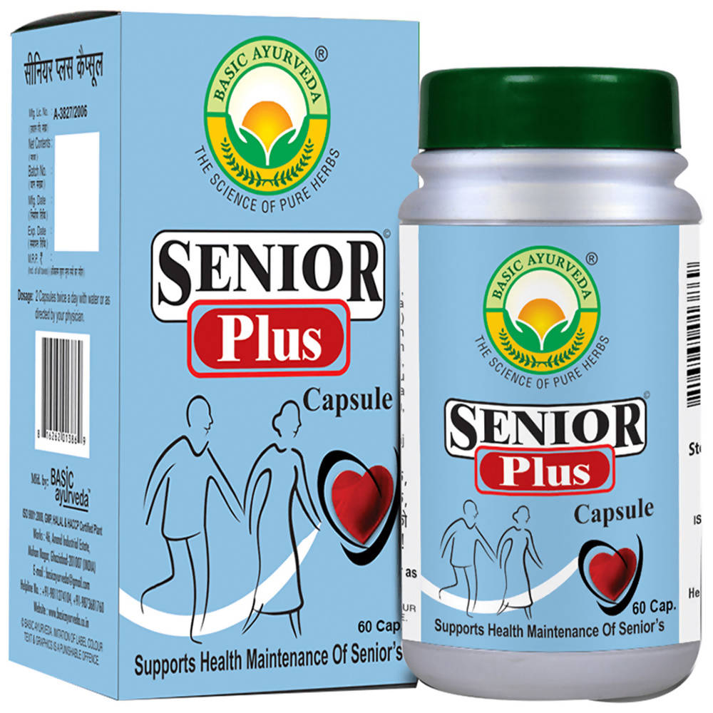 Basic Ayurveda Senior Plus Capsules - 60 Capsules