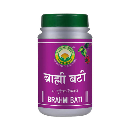 Basic Ayurveda Brahmi Bati tablets - 40 Tablets