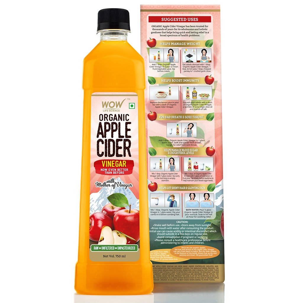 Wow Skin Science Organic Apple Cider Vinegar image 2