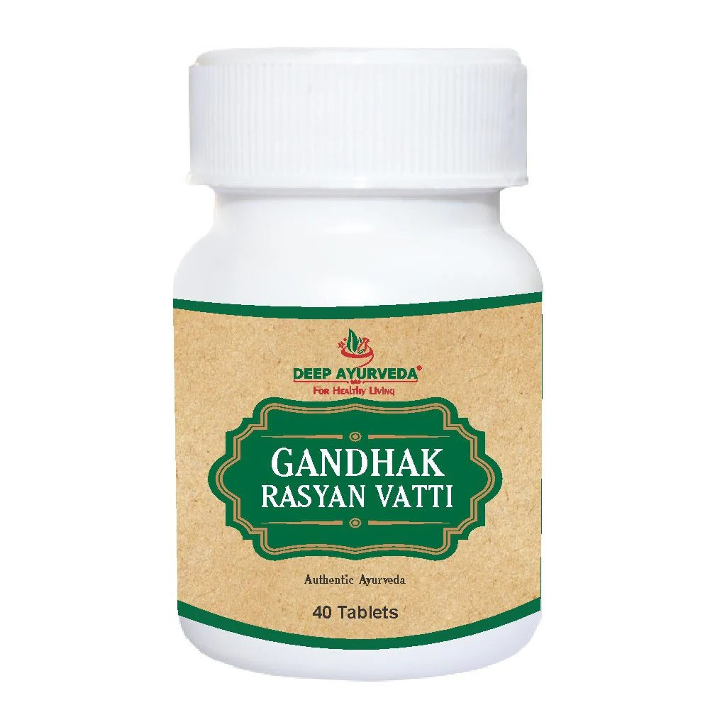Deep Ayurveda Gandhak Rasayan Vati - 40 tabs