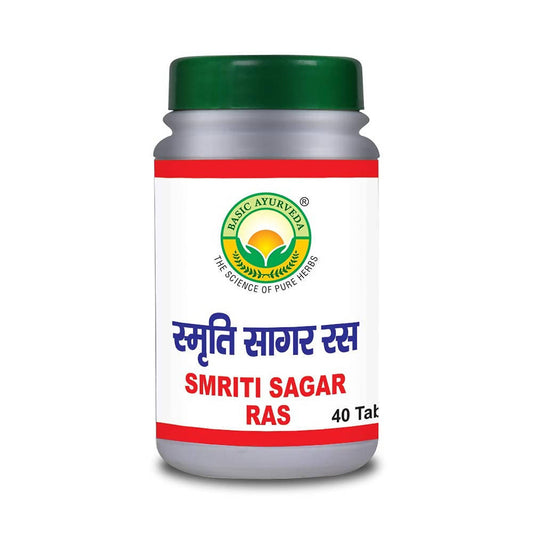 Basic Ayurveda Smriti Sagar Ras Tablets - 40 Tablets
