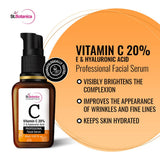 St.Botanica Vitamin C 20% E & Hyaluronic Acid Professional Facial Serum image 4