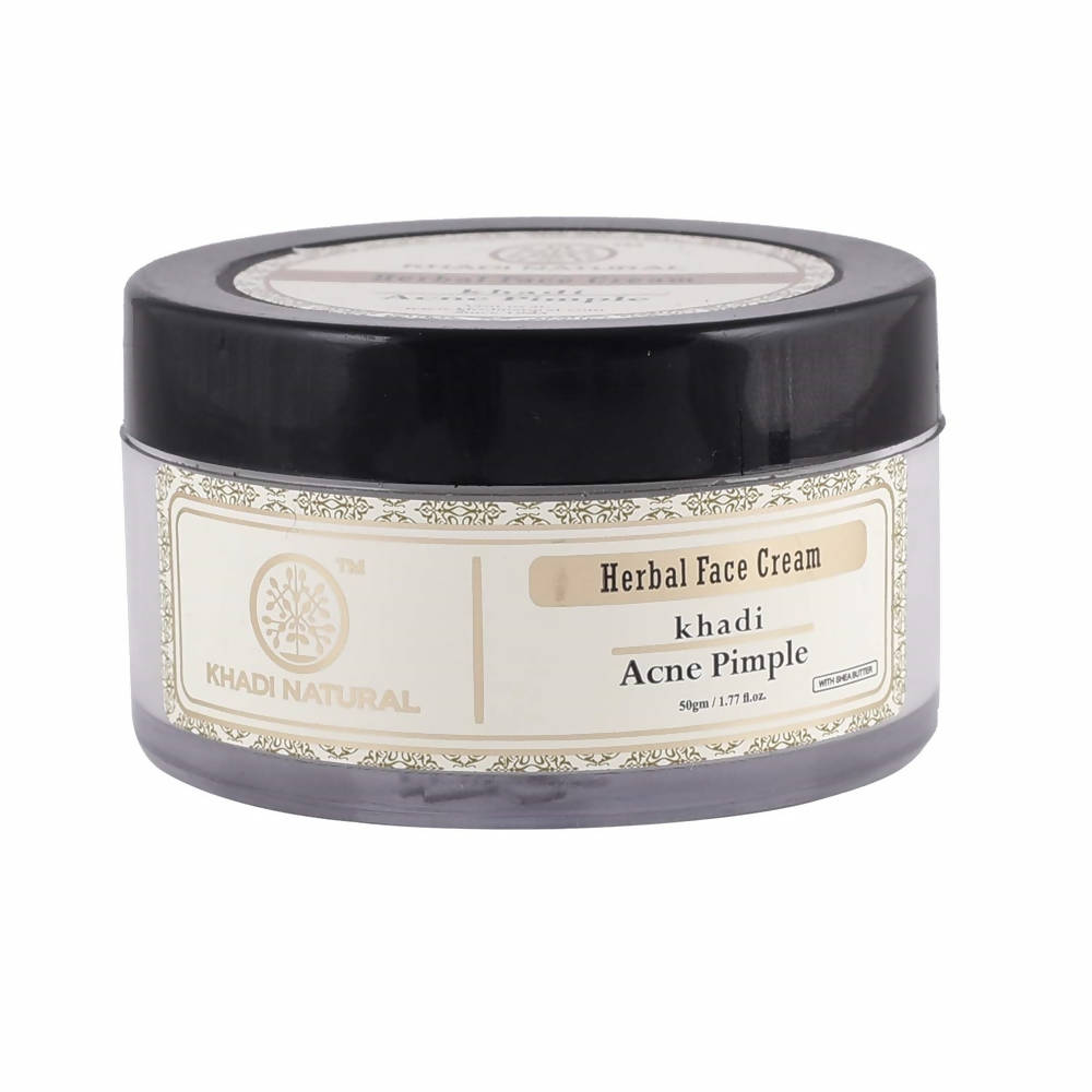 Khadi Natural Acne Pimple Herbal Face Cream - 50 gm image 1