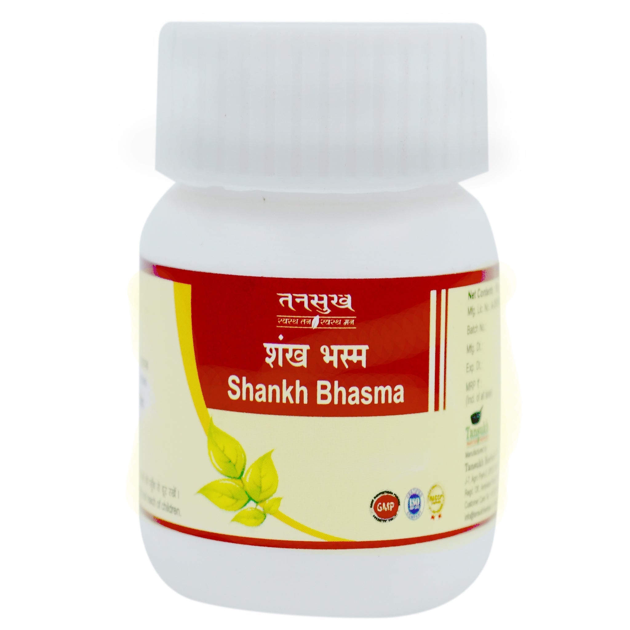 Tansukh Herbals Shankh Bhasma - 10 gms