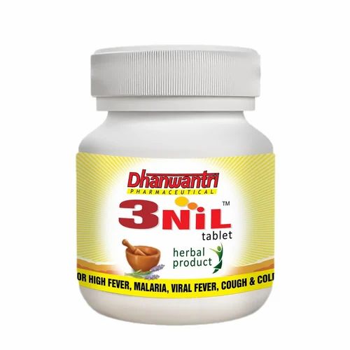 Dhanwantri Pharmaceutical 3 Nil Herbal Tablets - 40 Tabs