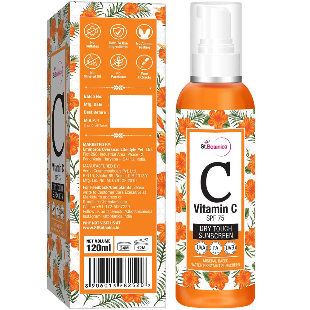 St.Botanica Vitamin C SPF 75 Dry Touch Sunscreen image 4