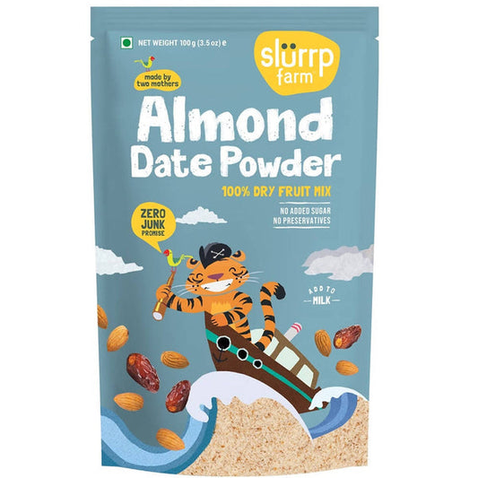 Slurrp Farm Almond Date Powder - 100 gms image 1